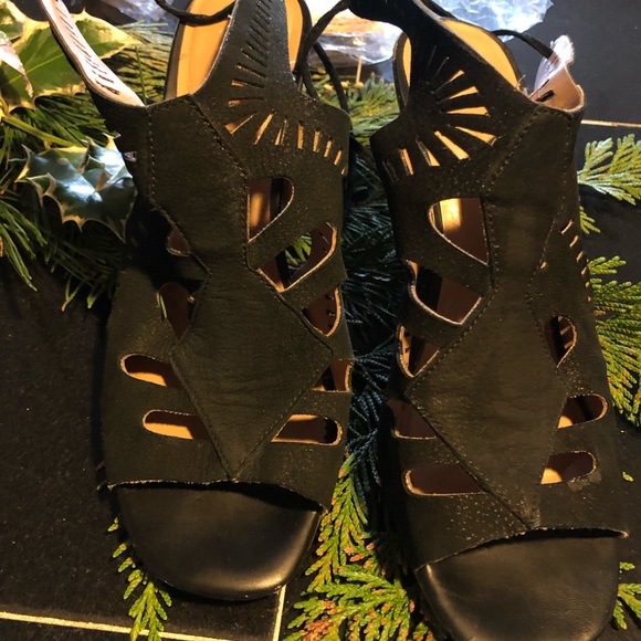 Franco Sarto Leather Heels Size 8 4” Heel Gorgeous In Good Pre-Loved Condition - Picture 10 of 11